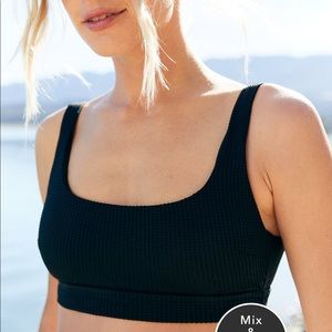 Black aerie bikini top